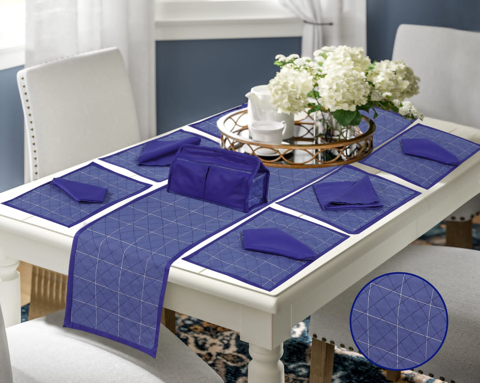 Zureno Dining Table Runner Set - 14pcs - DTR04