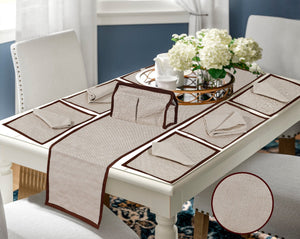 Zureno Dining Table Runner Set - 14pcs - DTR06